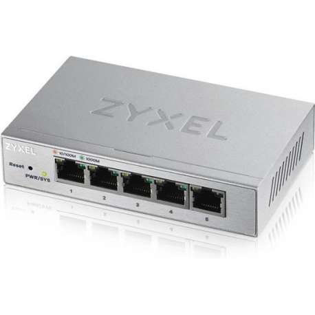 Zyxel GS1200-5 Managed Gigabit Ethernet (10/100/1000) Zilver