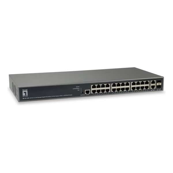 LevelOne GEP-2682 Managed L3 Gigabit Ethernet (10/100/1000) Power over Ethernet (PoE)