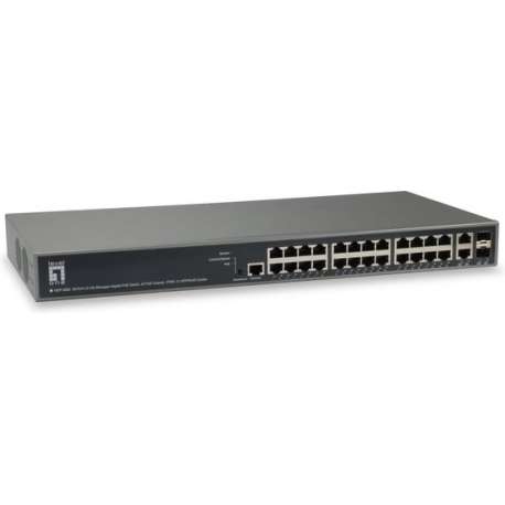 LevelOne GEP-2682 Managed L3 Gigabit Ethernet (10/100/1000) Power over Ethernet (PoE)