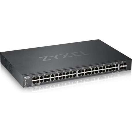 Zyxel XGS1930-52 Managed L3 Gigabit Ethernet (10/100/1000) Zwart