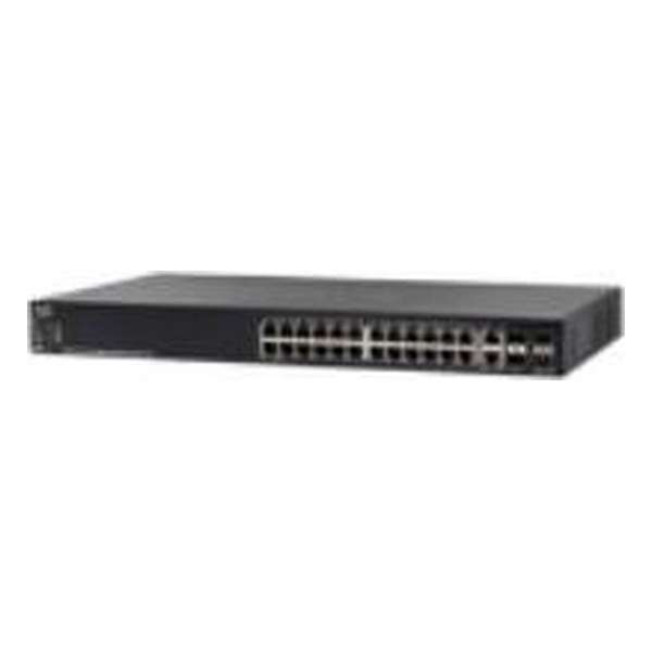 Cisco SG550X-24MP-K9 Managed L3 Gigabit Ethernet (10/100/1000) Zwart 1U Power over Ethernet (PoE)