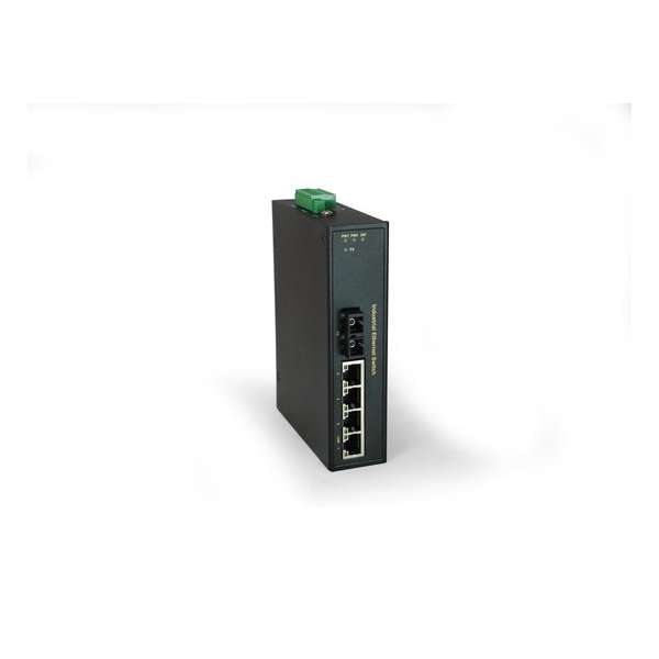 LevelOne IFS-0502 netwerk-switch Unmanaged Fast Ethernet (10/100) Zwart