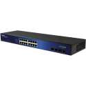 ALLNET ALL-SG8420M Managed L2 Gigabit Ethernet (10/100/1000) Zwart 19U