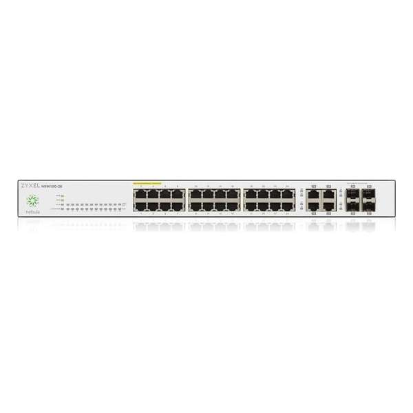 Zyxel NSW100-28-GB0101F netwerk-switch Managed L2 Gigabit Ethernet (10/100/1000) Zwart, Grijs