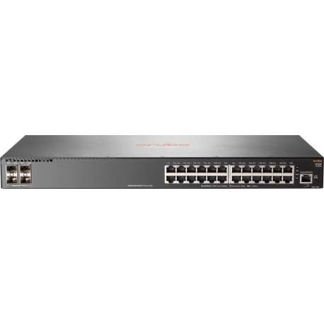 Hewlett Packard Enterprise Aruba 2930F 24G 4SFP Managed L3 Gigabit Ethernet (10/100/1000) Grijs 1U