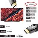 HDMI 2.1 Kabel 8K 1 Meter / HDMI 2.1 Ultra High Speed Kabel / 8K Ultra High Speed 48Gbps 120Hz Zwart