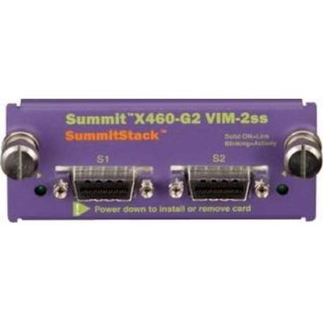 Extreme networks X460-G2 VIM-2ss network switch module