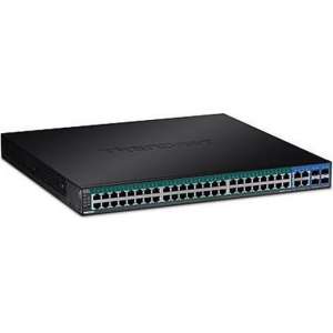 Trendnet TPE-5240WS netwerk-switch Gigabit Ethernet (10/100/1000) Zwart 1U Power over Ethernet (PoE)