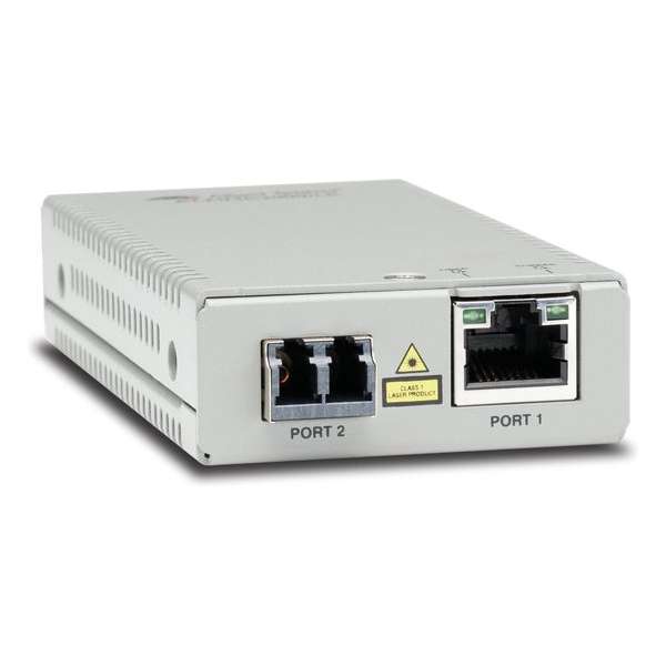 Allied Telesis AT-MMC2000/LC-60 netwerk media converter 1000 Mbit/s 850 nm Multimode Zilver