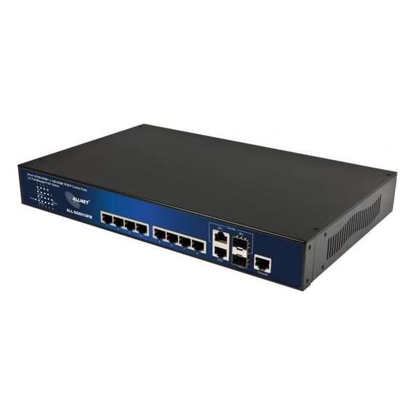 ALLNET ALL-SG8910PM netwerk-switch Managed L2+ Power over Ethernet (PoE)