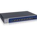 Netgear XS512EM Managed L2 10G Ethernet (100/1000/10000) Blauw, Grijs 1U