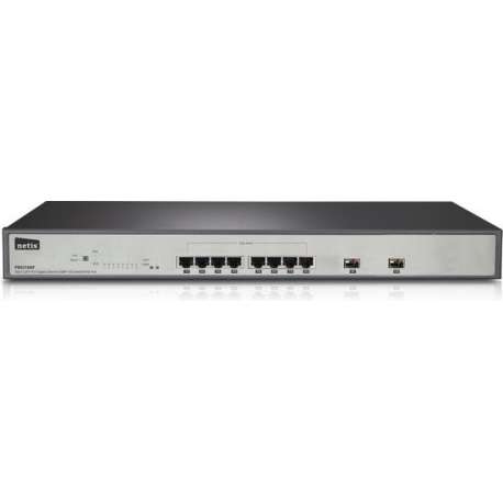 Netis System PE6310GF netwerk-switch Managed Gigabit Ethernet (10/100/1000) Zwart, Grijs 1U Power over Ethernet (PoE)