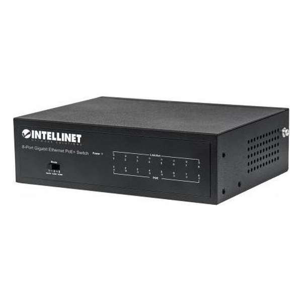 Intellinet 561204 netwerk-switch Managed Gigabit Ethernet (10/100/1000) Zwart Power over Ethernet (PoE)