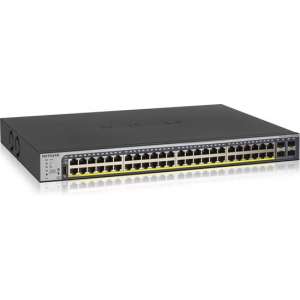 Netgear GS752TP Managed L2/L3/L4 Gigabit Ethernet (10/100/1000) Zwart 1U Power over Ethernet (PoE)