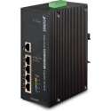 Planet IGS-504HPT netwerk-switch Unmanaged L2 Gigabit Ethernet (10/100/1000) Zwart Power over Ethernet (PoE)