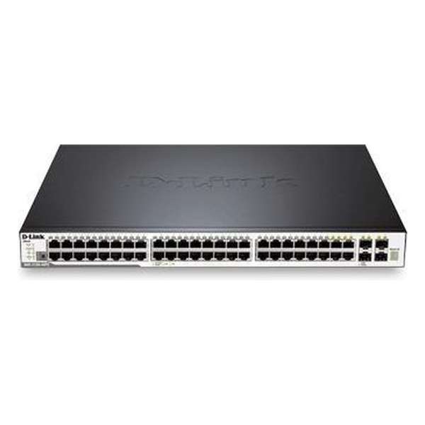 D-Link DGS-3120-48PC/SI netwerk-switch Managed L2+ Zwart Power over Ethernet (PoE)