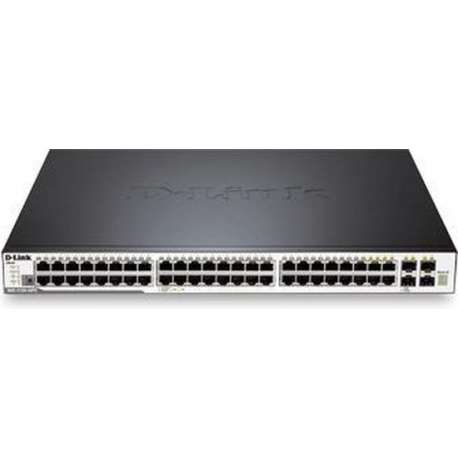 D-Link DGS-3120-48PC/SI netwerk-switch Managed L2+ Zwart Power over Ethernet (PoE)