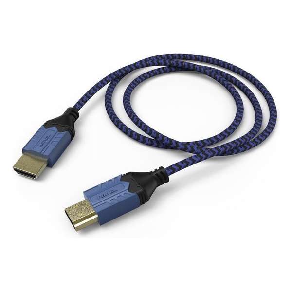 Hama High-speed HDMI™-kabel "High Quality", ethernet, 2,5 m, blauw