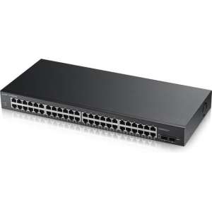 Zyxel GS1900-48 - 48-Poorten Gigabit Smart Managed Rackmount Switch met 2 SFP Ports