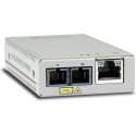 Allied Telesis AT-MMC200/SC-60 netwerk media converter 100 Mbit/s 1310 nm Multimode Zilver