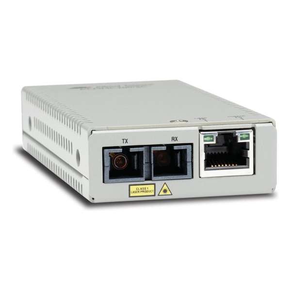 Allied Telesis AT-MMC200/SC-60 netwerk media converter 100 Mbit/s 1310 nm Multimode Zilver