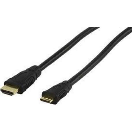 Valueline - 1.3 High Speed HDMI naar Mini HDMI kabel  - 10 m - Zwart