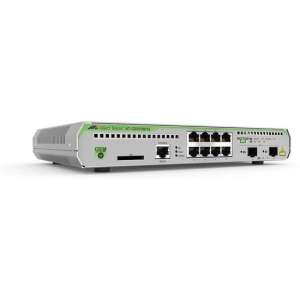 Allied Telesis AT-GS970M/10-50 Managed L3 Gigabit Ethernet (10/100/1000) Zwart, Grijs 1U Power over Ethernet (PoE)