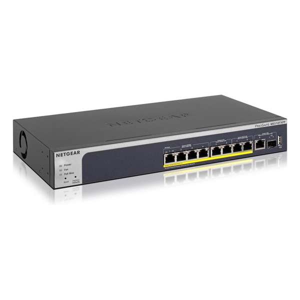 Netgear MS510TXPP - Managed Switch - 10 poorten