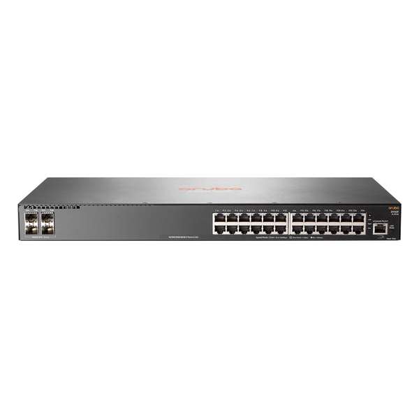 Hewlett Packard Enterprise Aruba 2930F 24G 4SFP+ Managed L3 Gigabit Ethernet (10/100/1000) Grijs 1U