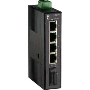 LevelOne IES-0510 Unmanaged Fast Ethernet (10/100) Zwart