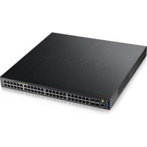 Zyxel XGS3700-48HP Managed L2+ Gigabit Ethernet (10/100/1000) Blauw Power over Ethernet (PoE)