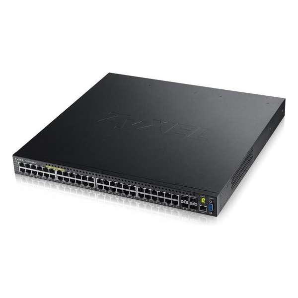 Zyxel XGS3700-48HP Managed L2+ Gigabit Ethernet (10/100/1000) Blauw Power over Ethernet (PoE)