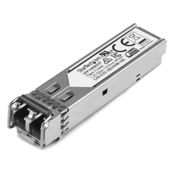 StarTech.com Gigabit glasvezel 1000Base-EX SFP ontvanger module Cisco GLC-EX-SMD compatibel SM LC 40 km