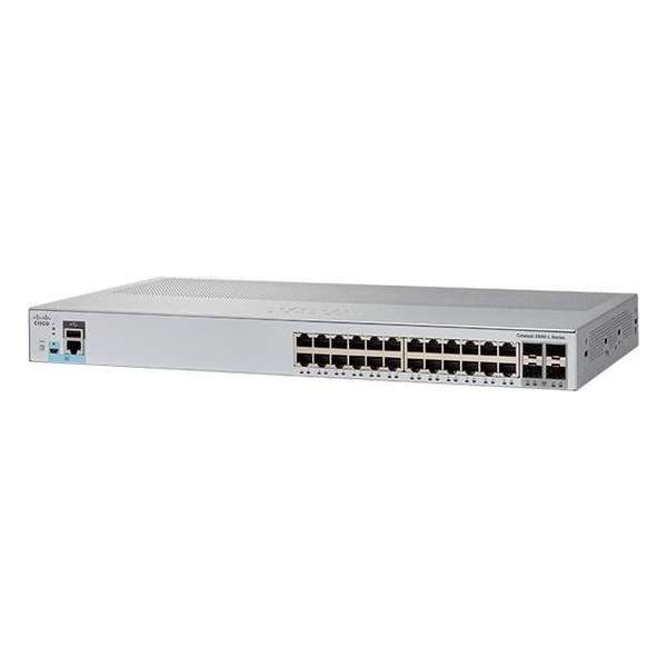 Cisco Catalyst C2960L24TSLL, Refurbished Managed L2 Gigabit Ethernet (10/100/1000) Grijs 1U