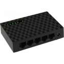 DrPhone 5 Port Desktop Switch - 10/100/1000Mbps Netwerk Switch - 5 Ethernet Poorten - Zwart