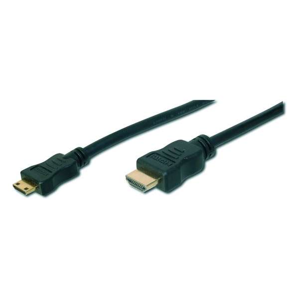 ASSMANN Electronic AK-330106-030-S HDMI kabel 3 m HDMI Type A (Standaard) HDMI Type C (Mini) Zwart