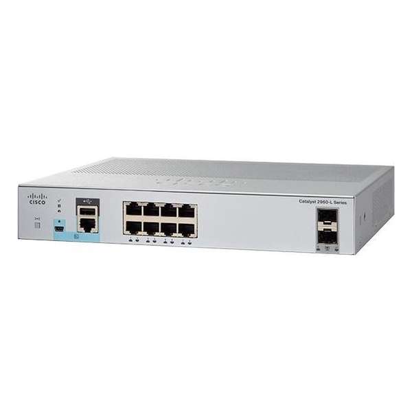 Cisco WS-C2960L-8TS-LL netwerk-switch Managed L2 Gigabit Ethernet (10/100/1000) Grijs 1U