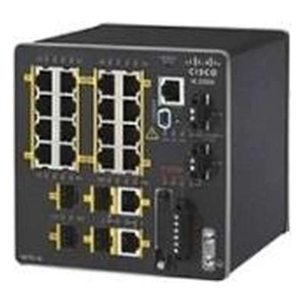 Cisco IE-2000-16PTC-G-L netwerk-switch Managed L2 Fast Ethernet (10/100) Zwart Power over Ethernet (PoE)