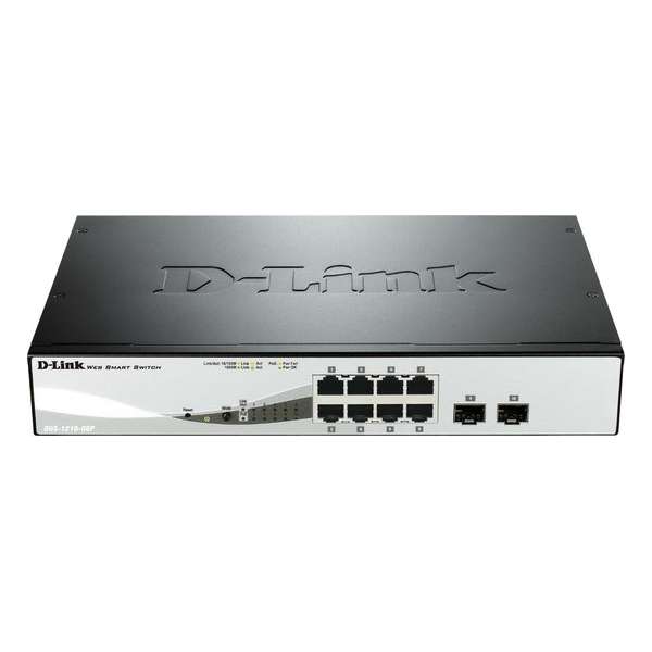 D-Link8-port 10/100/1000 Gigabit PoE Smart Switch