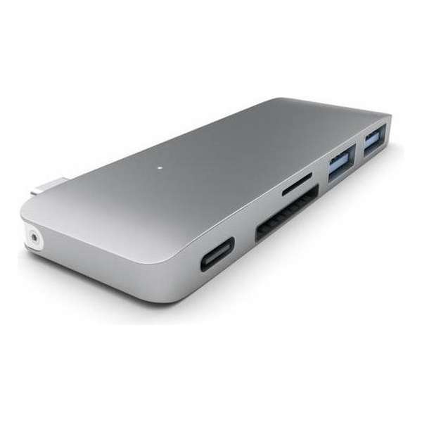 Satechi Type-C USB Passthrough Hub - Space Grey