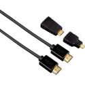 Hama Hdmi Kabel Hs + Ethernet Met 2 Adapters