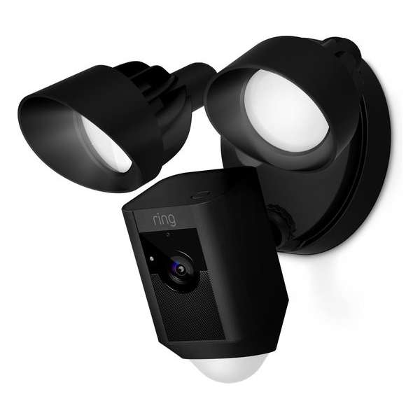 Ring Floodlight Cam - Beveiligingscamera - Zwart