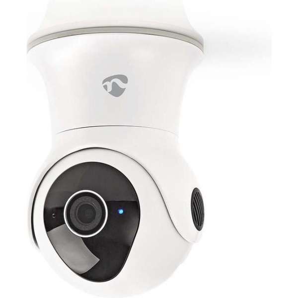 Nedis WIFICO20CWT Slimme WiFi waterbestendige IP-buitencamera met Pan/Tilt/Zoom (Full-HD 1080p, PTZ)