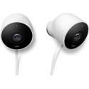 Google Nest Cam Outdoor Beveiligingscamera - 2 stuks