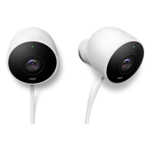 Google Nest Cam Outdoor Beveiligingscamera - 2 stuks