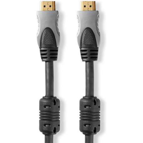Nedis High Speed HDMI-kabel ethernet male-male 15 mtr antraciet