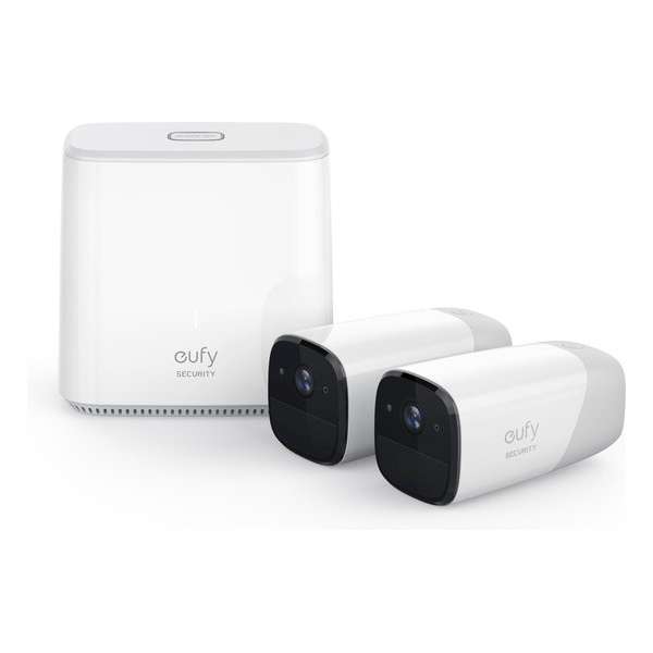 Eufy by Anker Eufycam - 2 beveiligingscamera's / IP-camera's + basisstation - Voor binnen & buiten