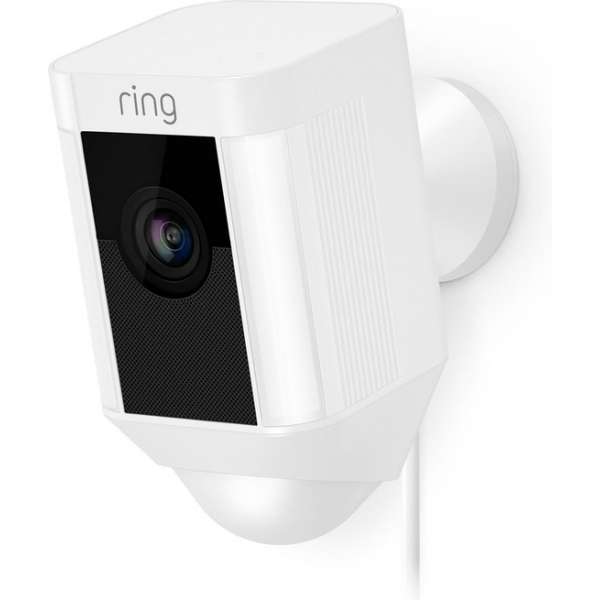 Ring Spotlight Cam - Beveiligingscamera - Bedraad - Wit