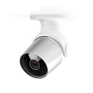 Nedis WIFICO11CWT Slimme WiFi waterbestendige IP-buitencamera (Full-HD 1080p, µ-SD, IR+2-weg audio)