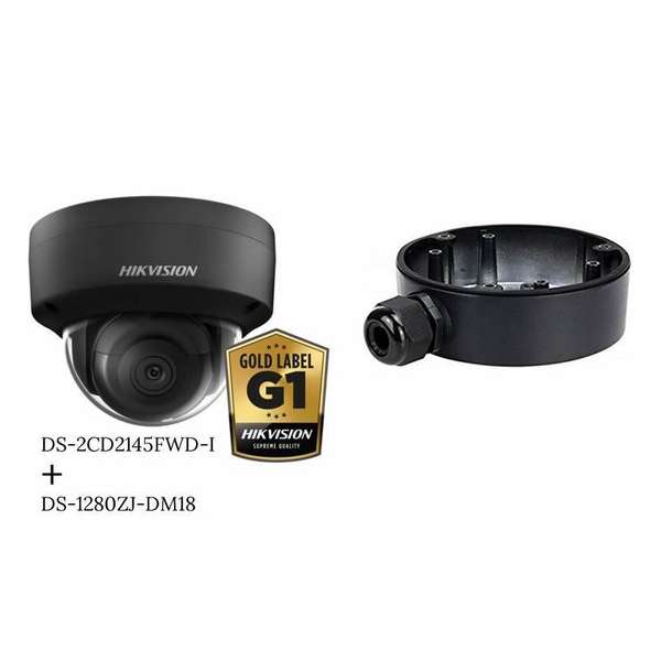 Hikvision DS-2CD2145FWD-I + Junctionbox